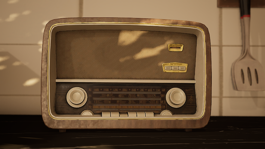 Wooden shelf with brass jars